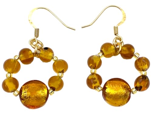 Boucles d'oreilles Murano Antica Murrina VR246 légères et anti-allergies