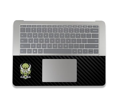 Image of MightySkins Carbon Fiber Skin Compatible with Microsoft Surface Laptop Studio 2 (2023) Full Wrap Kit - Come in Peace | Protective, Durable Textured Carbon Fiber Finish | Made in The USA