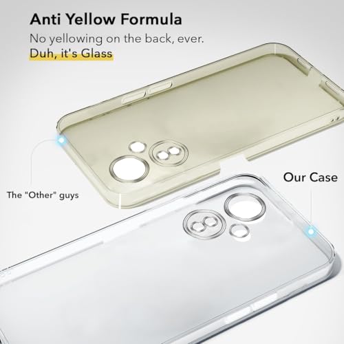 Image of JANAK RAJ Hard Crystal Clear Back Case Cover Compatible with OnePlus Nord CE 3 Lite / 1+ CE3 Lite /Oppo K11x 5G | 100% Transparent Non Yellowing Ultra Thin Light Weight Scratch Resistant Polycarbonate
