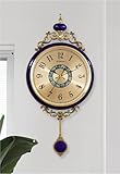 Style européen : cette horloge murale avec un motif 3D adopte un style vintage médiéval, noble et élégant, avec un fort sens de l'art contemporain.