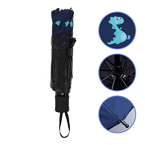 Galpada Folding Umbrella 1Pc Women And Blue Folding Men Travel Compact Protection Rain Dark Portable Sun Lovely Cartoon Umbrella Windproof For Uv Protection Umbrella #TOP6