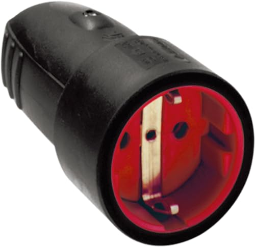 Preisvergleich Produktbild Bachmann 913.174 Schutzkontaktkupplung Gummi, Silikon 250V Schwarz IP44, IP20