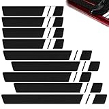 9 Pezzi Fibra di Carbonio Guardia Porta Soglia AntiGraffio, Battitacco Auto, Battitacco Adesivi Soglie Porte, Universali Adesivi Soglia, Prevenire L'usura Protezione, per Maggior Parte Delle Auto