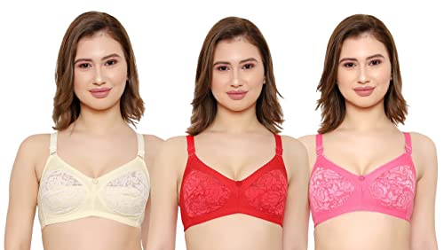 Image of Women Net Non-Padded Wire Free Regular Bra