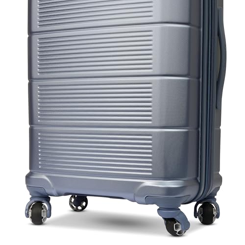 Image of American Tourister Stratum 2.0 Expandable Hardside Luggage with Spinner Wheels, Slate Blue, Carry-on
