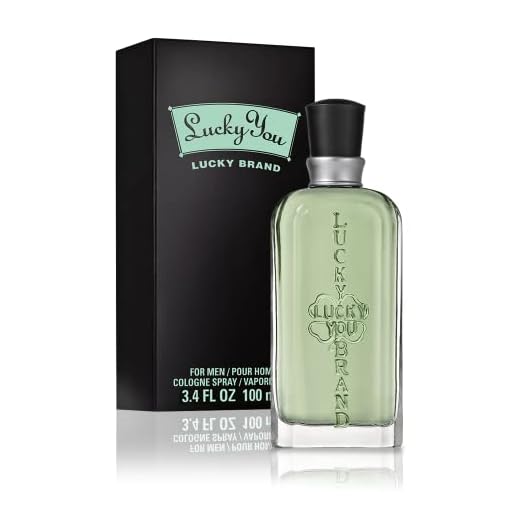 LUCKY You Cologne Spray for Men, Day or Night Casual Scent with Bamboo Stem Fragrance Notes, 3.4 Ounce