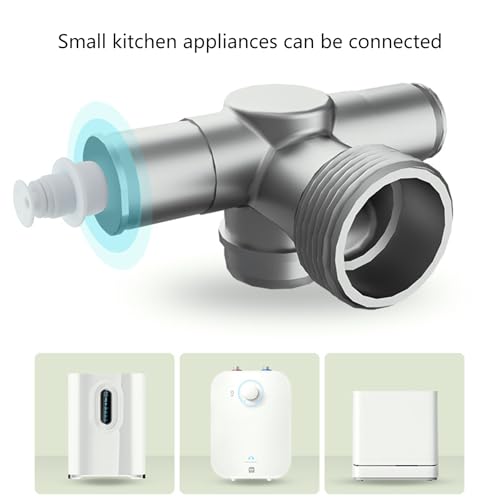 Juego portátil de desagüe para fregadero de cocina con ahorrador de espacio, sifón P transparente contra reflujo y tubos flexibles miniatura 4