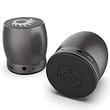 Punkcase Rocker Portable Wireless Bluetooth Speaker, Powerful HD Speakers W/Enhanced Bass TF/SD Card Slot/AUX Input, Rechargeable Hands Free Speakerphone W/Mic Compatible W/iPhone/Android [Black]