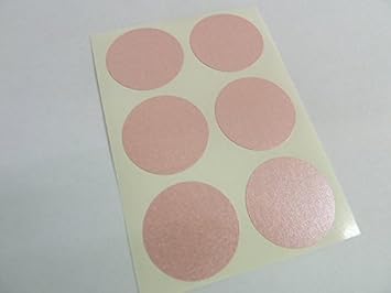 Minilabel 25Mm 1 Inch Round Stickers Packs Of 30 Circular Sticky Labels 36 Colours Available Pink
