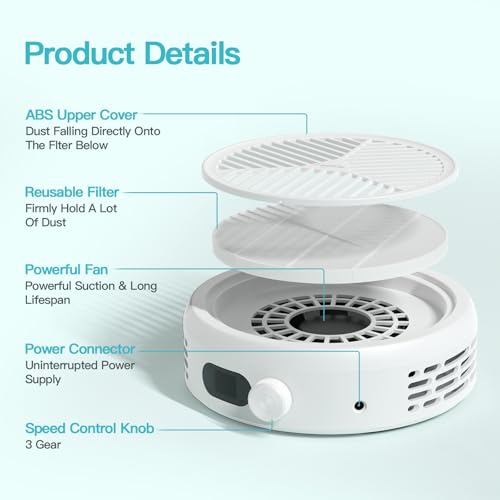 Profesional Colector de Polvo para Uñas 120W miniatura 6