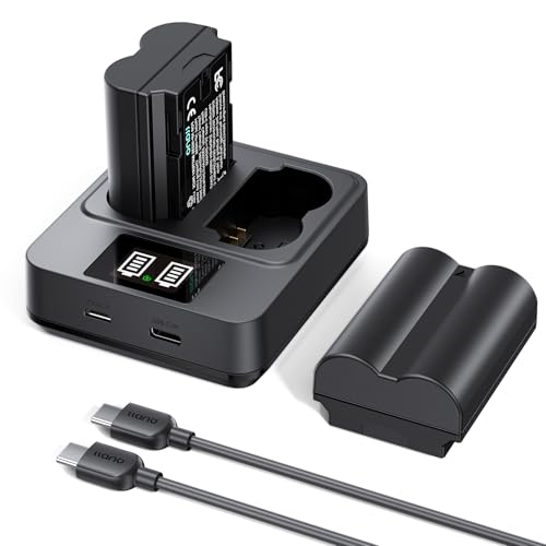 llano 2-Pack NP-W235 Batteries & 20W Fast Charger Set for Fujifilm X-T5 X-T4 X-H2 X-H2S X-S20 GFX100S GFX50S II Real Capacity USB-C Rechargeable Battery Kit