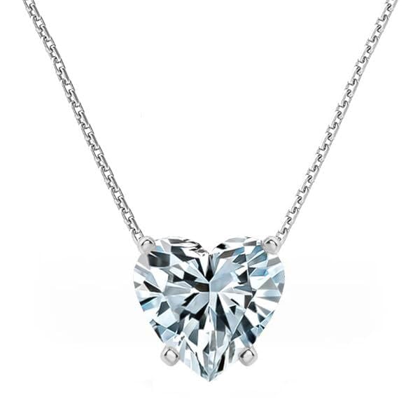 The Diamond Deal 1/4 Carat - 5 Carat | IGI Certified Lab Grown Diamond floating Pendant Necklace For Women | 14K White, Yellow Or Rose Gold | Lab