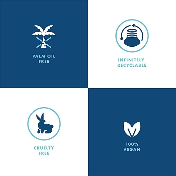 Miniatura 4 de Hand in Hand Jabón en barra, limpiador nutritivo para todo tipo de piel, mantecas orgánicas de karité y cacao, 5 onzas, leche de vainilla y avena,