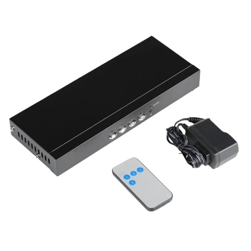 4-Port DVI Switch (4 Inputs, 1 Output) Remote Control for 1080P HD TV MT-DV401