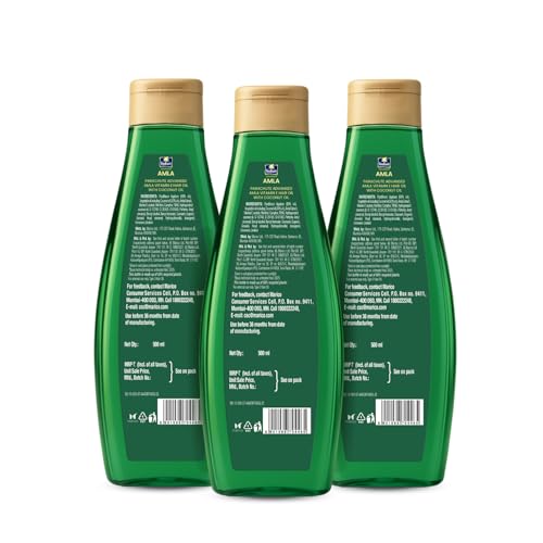 Image of Parachute Advansed Amla Hair Oil with Vitamin E | 500ml x 3| Amla & Vitamin E | For All Hair Types