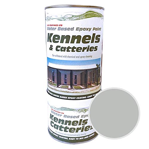 ASK Coatings Cattery and Kennel Floor Paint, waterproof epoxy paint (1L, Light grey) โ image 1