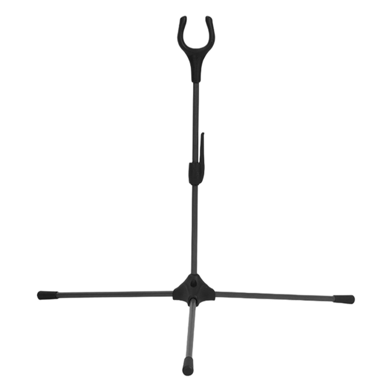 Supporto Portatile Per Arco In Fibra Di Vetro E Gomma: Pieghevole, Regolabile, Per Arco Tradizionale E Composto, 37x6x6 Cm