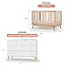 dadada Baby Harmony Set, Nursery Furniture Set. Baby Crib and Dresser Combo. Soho 3-in-1 Convertible Crib and Austin 5 Drawer Nursery Dresser. Natural Beechwood