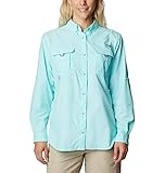 Columbia Women's Bahama Long Sleeve, Gulf Stream, X-Large