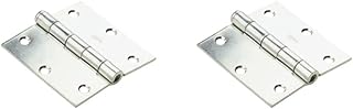 National Hardware N195-669 V504 Removable Pin Broad Hinges in Zinc plated, 2 pack