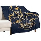 KWQDOZF Fantasy-Poker-Würfel-Überwurfdecke für Couch und Sofa, weicher, Flauschiger, gemütlicher Flanell, verspielte Spielkartendecke für Campingreisen, 127 x 177 cm