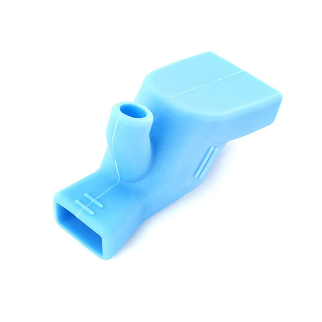 boxidixi Silicone Extender Water Tap Extension Washing Device Kitchen Guide Sink Water Extender Toddler, Blue