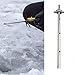 Menolana Ice Drill Auger Extension Rod, Ice Insert 50 cm, Outdoor Sturdy Ice Burrowing, Ice Drill Tool, Ice Chisel for Sea Fishing