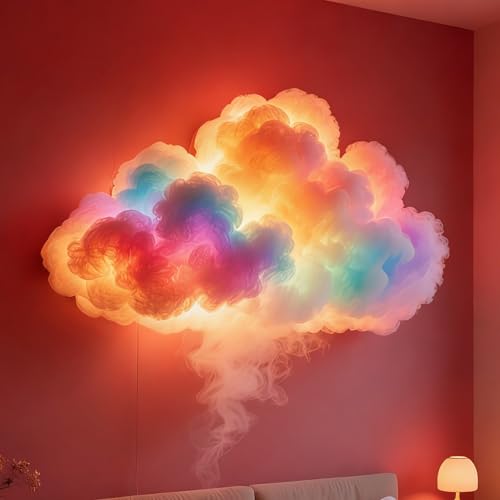 Lampe 3D d'Orage LED Plafond Éclairage d'Ambiance Salon - 3