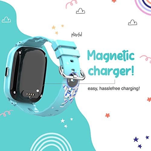 Image of Turet Stardust Smart Watch for Kids- Smartwatch for Boys and Girls with Camera, Games, Recorder, Phone Book, SMS, 2-Way Calling Kids Watches - No GPS - No App