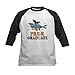 CafePress Preschool Graduate Shark Baseball Jersey Kids Cotton Baseball Jersey, 3/4 Raglan Sleeve Shirt