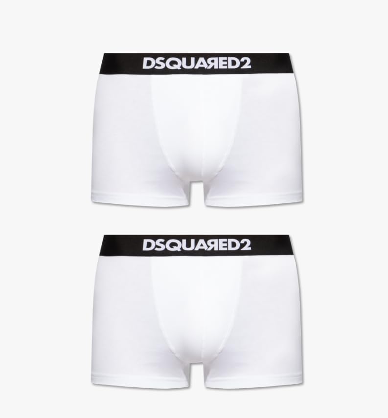 DSQUARED2 Bipack Boxer D9XC65190 blancos, Color blanco., L