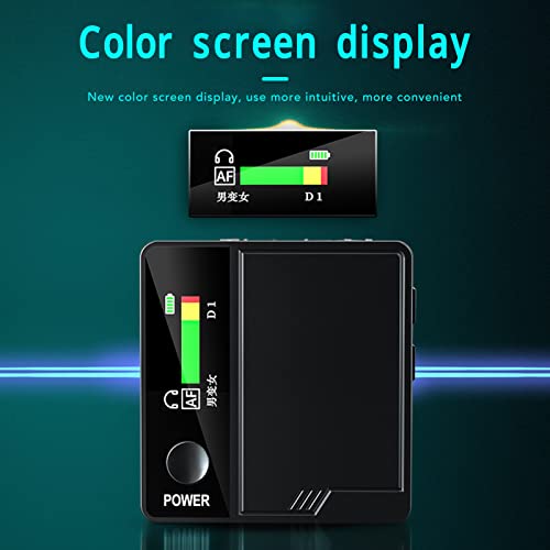 Image of Mini Voice Changer - 4 Sound Modes /500mAh Type C Charging Compact Sound Changer, Real Time Call Voice Changer Device Including Pro K Song Mode for Live Streaming