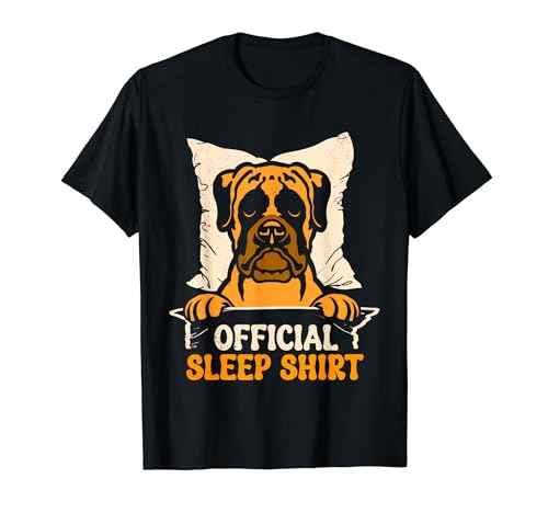 Boxer Dog - Pijama oficial para siesta Camiseta