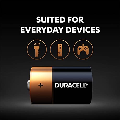 Duracell Alkaline D Batteries 2 Count #TOP4