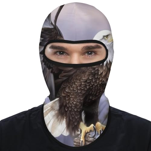 Balaclava Bald Eagle para hombre y mujer, máscara facial con protección solar, transpirable y de cobertura total para senderismo, ciclismo, running y conducción miniatura 1
