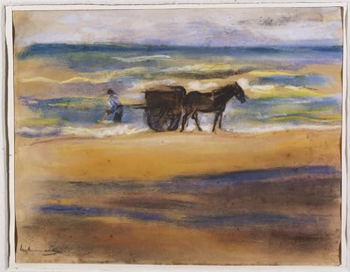 Pintura al óleo Max Liebermann Muschelsucher cuadro lienzo alta definición para comedor