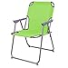 Praktisch und Gut. Campingstuhl Faltstuhl Stoff Lime Grün Camping-Klappstuhl Anglerstuhl Regiestuhl Angelstuhl Metall
