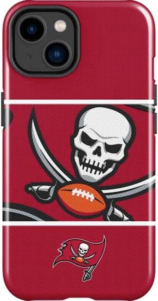 Skinit Impact Phone Case Compatible with iPhone 15 - Officially Licensed NFL Tampa Bay Buccaneers Design
