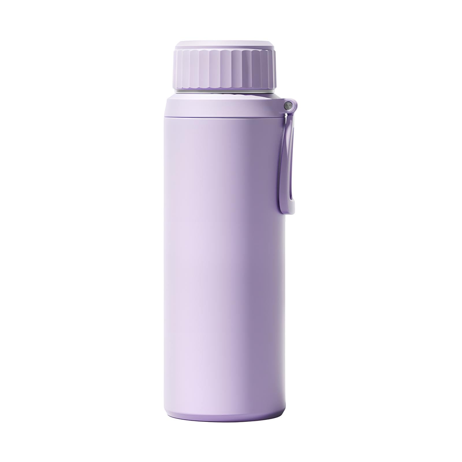 OUAYEMEL 1L/1.5L 316 Stainless Steel Water Bottle, Vacuum Insulated Thermal Flask with Detachable Tea Infuser, BPA Free Leak Proof Travel Mug – Keeps Hot and Cold for 12+ Hours (Purple,1500ml)