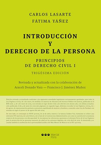 PRINCIPIOS DERECHO CIVIL TOMO I INTROD DERECHO 30ªED