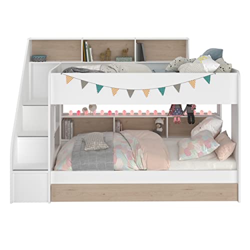 Parisot Etagenbett mit Schubkasten Bibop 1' Jackson-Eiche