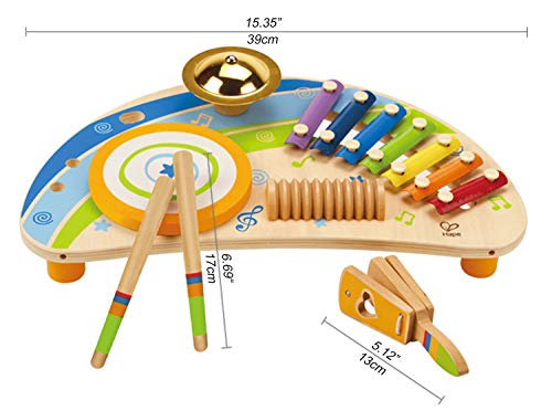 Award Winning Hape Mighty Mini Band Wooden Percussion Instrument #TOP3