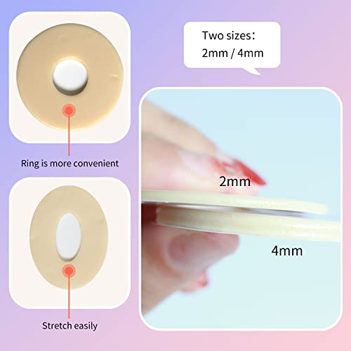 10Pcs Ostomy Barrier Rings, Ostomy Supplies, 4Mm Thickness Moldable Ostomy Rings Medical Grade Hydrocolloid Adhesive Barrier Rings Better Seal For Ostomy Bags (Box Of 10) #TOP1