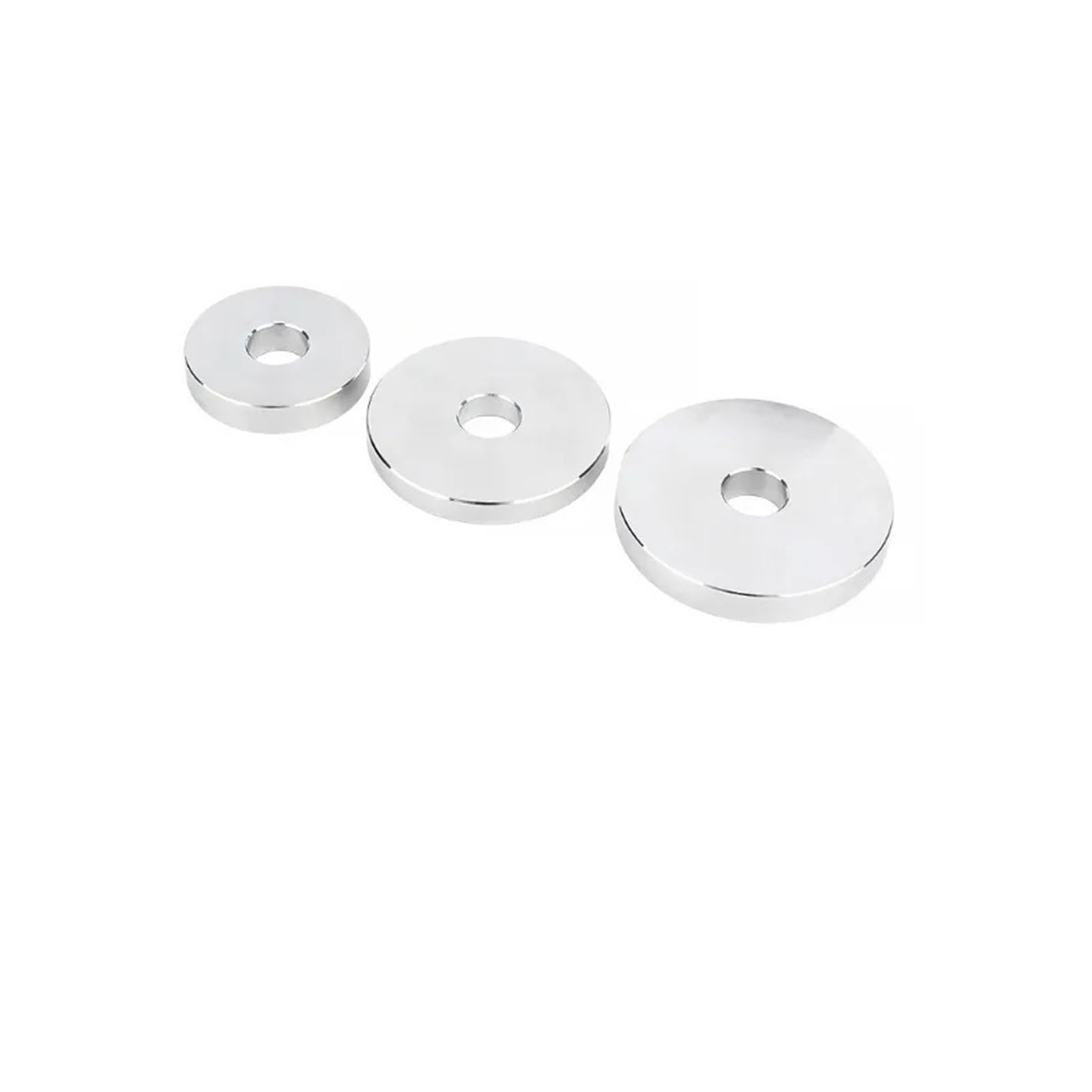 Edelstahl Beilagscheiben Vergrößerte Dichtung, Edelstahl 304, M9, M10, M11, M12, M14, M16, M20, M30, M40, glatte, extra dicke Unterlegscheiben, gedrehte flache Unterlegscheibe(M10x60x6mm(1Pcs))