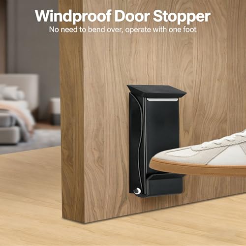 Butée de porte robuste sans vis en acier inoxydable pour maison