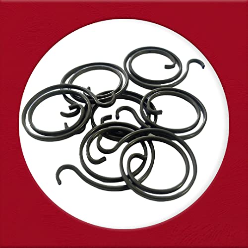 2 Turns Door Handle Spring, 2mm Thick Metal Coil, Hardware Replacement Parts for Door Handles (10 Springs) - Image 3