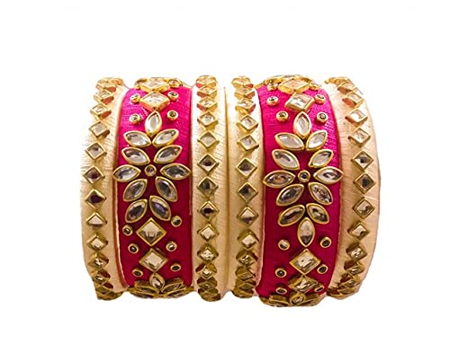 See full amazon price history chart for Yaalz Silk Thread Designer Stylish Fancy Festival Wear| Wedding Chuda Kundan Stone Bangle Set For Women|Girls Set of 8 Bangle |colour of dark pink Yaalz Silk Thread Designer Stylish Fancy Festival Wear| Wedding Chuda Kundan Stone Bangle Set For Women|Girls Set of 8 Bangle |colour of dark pink (B0937KK6DJ) Amazon Price History, Amazon Price Tracker