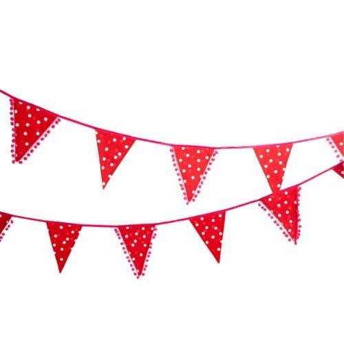 Life's A Party / Phillipson ZoetHappy Dots Cotton Bunting - 4.5m long - Engel/Life's A Party