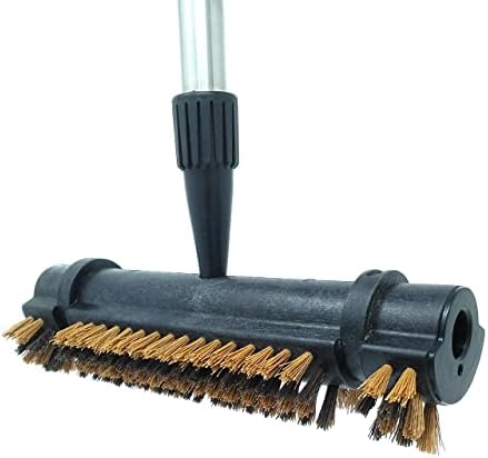 CD1601 Outdoor Patio Scrub Brush – Heavy-Duty Stiff Bristles with Telescopic Aluminum Handle – Ideal for Decks, Patios, Concrete, and Garage Floors