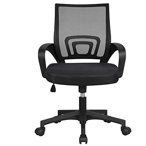 ZQY Executive Chair Adjustable Rotary Home Office Chair Belt Waist Support Ergonomic Task Chair With Oversized Mesh Seat